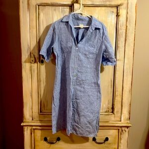 Chico’s top or tunic button down linen